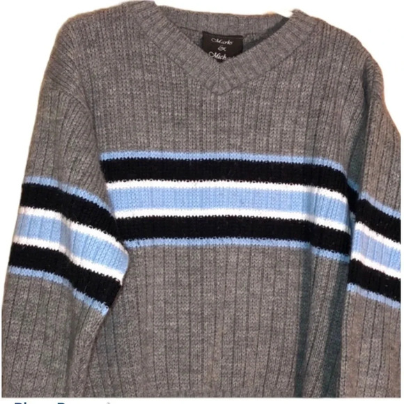 MARKS & MICHAEL EUC BOYS GRAY SWEATER TOP TOPS WINTER CASUAL FALL SHIRT SIZE 5 6 - Picture 1 of 3